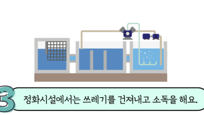 세금으로 어떻게 더러운 물을 깨끗하게 만드나요?