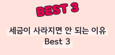 (10월)⏩✍세금이 사라지면 안 되는 이유 Best 3_박지후 기자