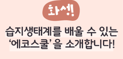  ⏩ (화성)습지생태계를 배울 수 있는 ‘에코스쿨’을 소개합니다! _조소현 명예 기자